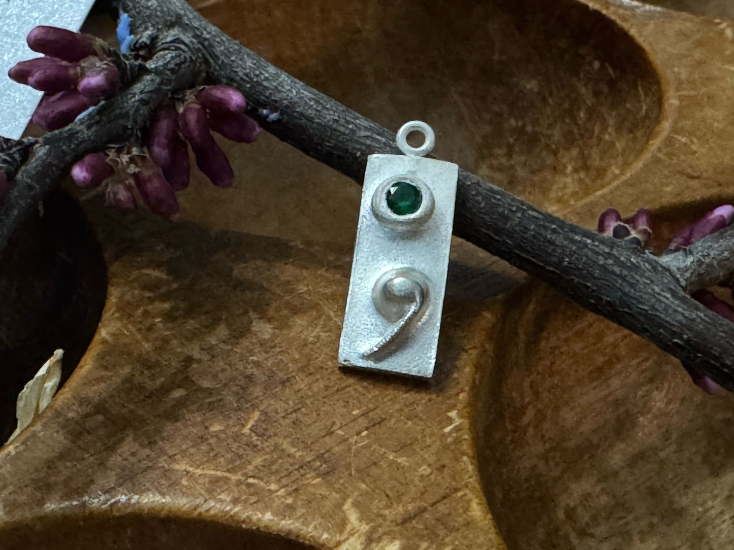Rectangle Semicolon with Gem