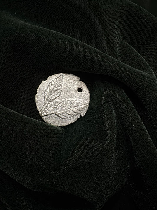 French Laurel Tree Leaf Pendant