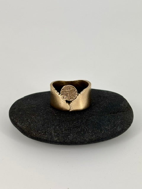 Iceland Crown Ring in Bronze